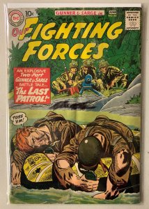 Our Fighting Forces #55 DC Gunner + Sarge (3.0) H20 damage spine intact (1960)