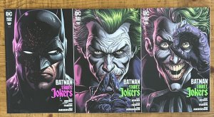 Batman Three Jokers Book #1,2,3 DC Black Label Geoff John’s Jason Fabok Set Lot