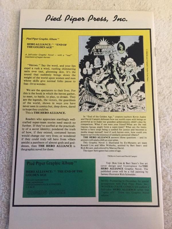 TERRAFORMERS--VOL.-1--#1 / 1986 / WONDER COMICS / VF+/NM-