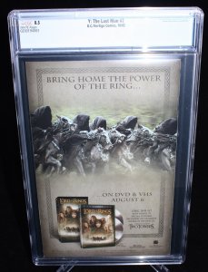 Y: The Last Man #2 CGC (8.5) 1st Appearance of Waverly - 2002