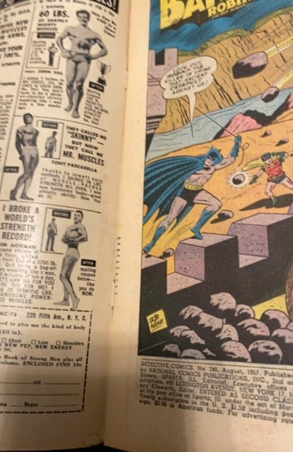 Detective Comics #246 (1957)murder at mystery castle higher grade 1957