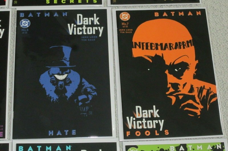 Complete Set Batman Dark Victory #1-13 w/Wizard #0 NM DC Comic Books Revenge War 