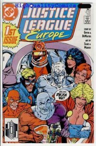 JUSTICE LEAGUE EUROPE #1, Bart Sears, NM-, Wonder Woman