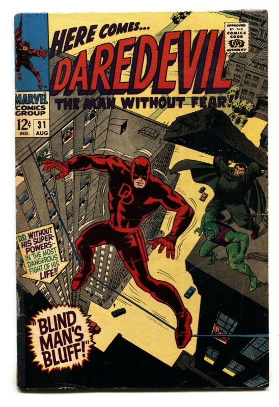 DAREDEVIL #31-SILVER AGE MARVEL 12 cent comic book vg-