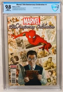 MARVEL 75th Anniversary Celebration #1 CBCS 9.8 Stan Lee Marvel Comics MCU