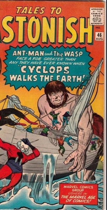 Tales to Astonish 46 Ant-Man strict VF 8.0  High-Grade Early Wasp, Tons O Marvel