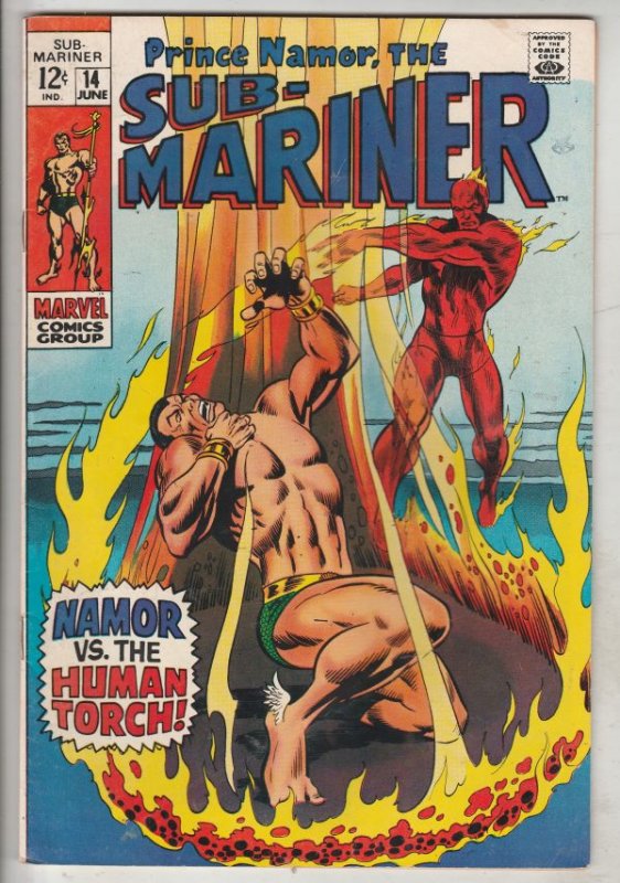 Sub-Mariner #14 (Jun-69) NM- High-Grade Sub-Mariner (Prince Namor)