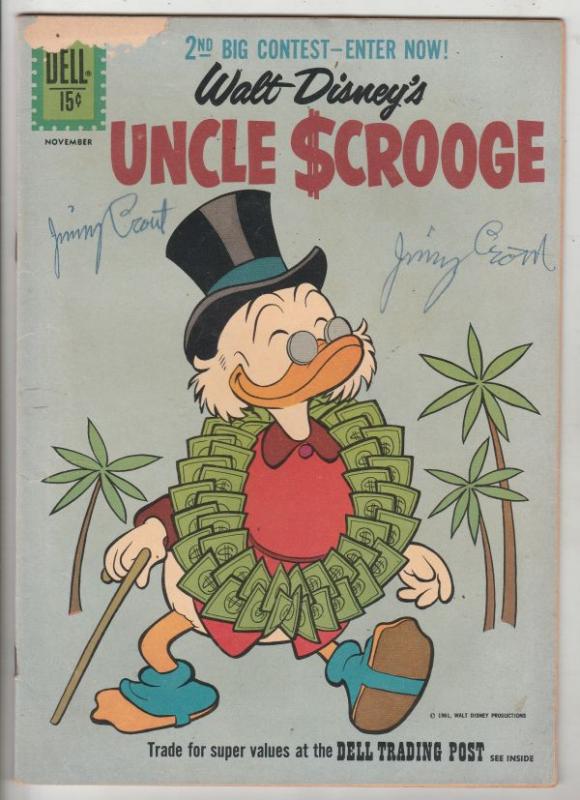 Uncle Scrooge, Walt Disney #35 (Sep-61) GD/VG Affordable-Grade Uncle Scrooge