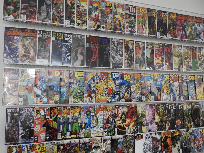 Huge Lot of 190+ Comics W/ She-Hulk, Dr. Doom, Secret Invasion Avg VF Condition!