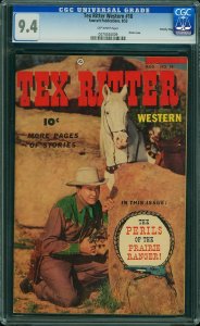 Tex Ritter Western #18 (1953) CGC 9.4 NM
