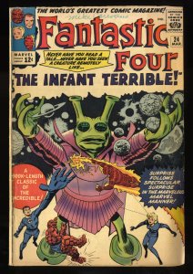 Fantastic Four #24 GD/VG 3.0