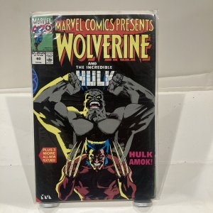 Marvel Comics Presents 60 (1988 Marvel) Wolverine Incredible Hulk