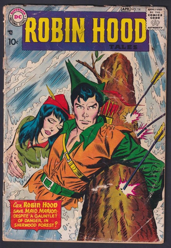 Robin Hood Tales #14 1.8 GD- DC Comic - Apr 1958