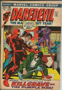 Daredevil #88 VINTAGE 1970 Marvel Comics Purple Man