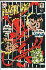 PLASTIC MAN #10 1968-DC COMICS-BLACK COVER-JAIL SCENE-vf minus