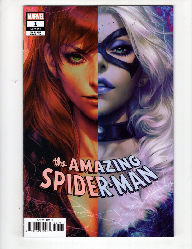 AMAZING SPIDER-MAN #1 (2022)  Artgerm VARIANT Cover / ID#199-A