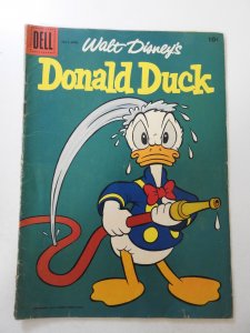 Donald Duck #60 (1958) VG-  1 in spine split, centerfold detached bottom staple