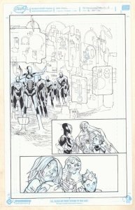 Extraordinary X-Men #9 p.14 - Anole, Glob Herman  2016 art by Humberto Ramos 