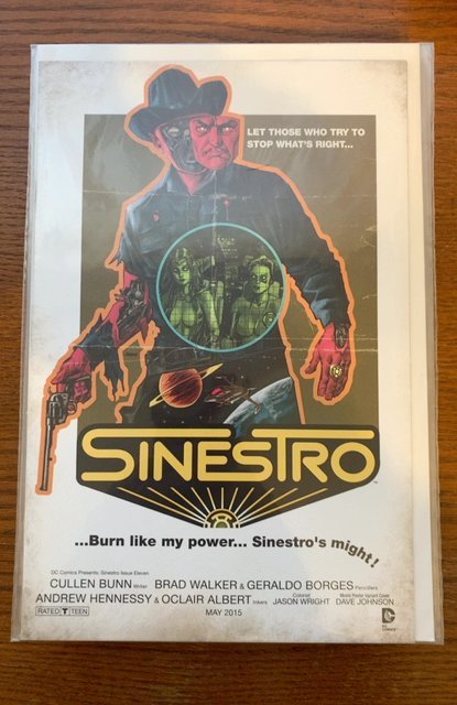 Sinestro #11 Movie Poster Cover (2015)