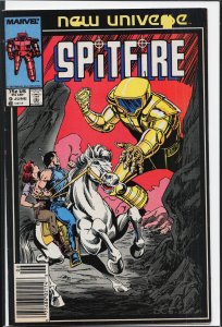 Spitfire and the Troubleshooters #9 Newsstand Edition (1987) Spitfire