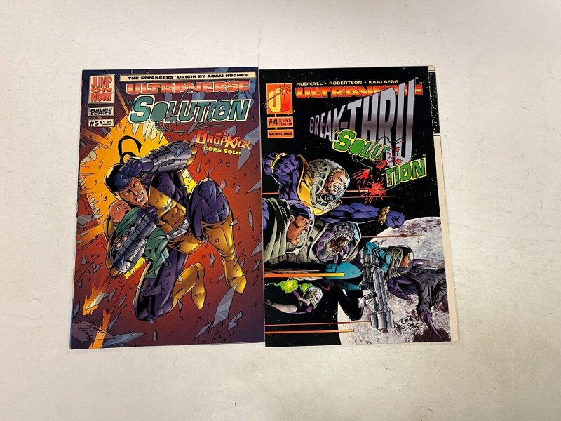 4 The Solution Malibu Comics Books #2 3 4 5 Hudnall 59 JW20