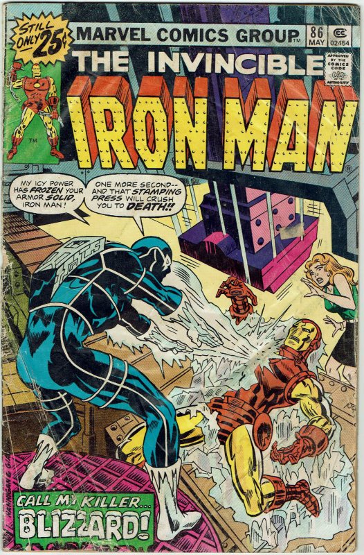 Iron Man #86 (1968 v1) Blizzard FR