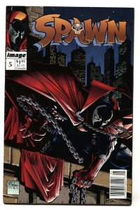 SPAWN #5 1993-Rare NEWSSTAND- comic book