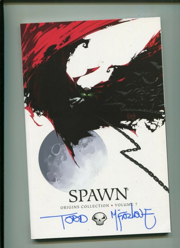 SPAWN ORIGINS COLLECTION VOL 7 VF-NM TPB SIGNED MCFARLANE 2010