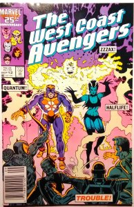 West Coast Avengers #12 Newsstand Edition (1986)