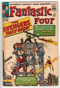 Fantastic Four #26 (May-64) GD+ Affordable-Grade Fantastic Four, Mr. Fantasti...