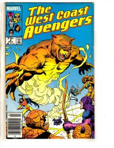 Lot Of 8 West Coast Avengers Marvel Comic Books # 1 6 42 43 44 45 46 + Ann 1 RJ5