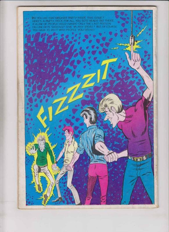 Greaser Comics #2 FN- (1st) george di caprio rip off press underground comix