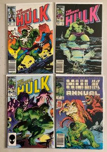 Incredible Hulk lot #241-299 + Ann. Marvel 1st Ser. (avg 5.5) 44 diff (1979-'84)