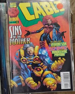 Cable # 44 1997  Marvel disney  NATHAN SUMMERS madelyne pryor