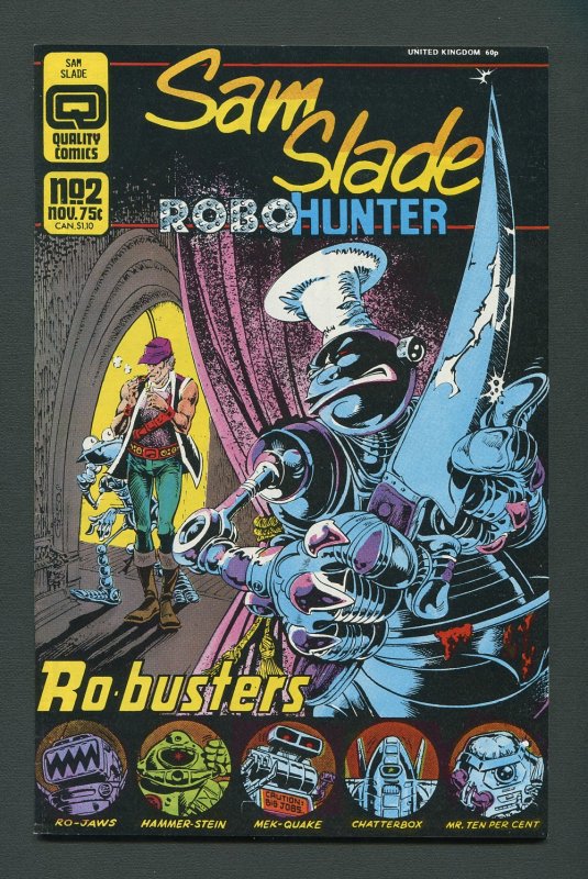 Sam Slade Robo Hunter #1  #2  #3  #4 (SET)  8.5 VFN+ - 9.0 VFN/NM   1986