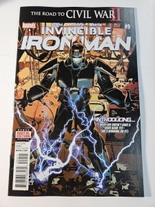 Invincible Iron Man #9, NM 1st Full Riri Williams Marvel, 2016