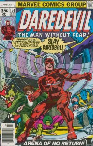 Daredevil #154 (Mark Jewelers) FN ; Marvel | September 1978 Purple Man