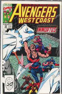 Avengers West Coast #62 (1990) West Coast Avengers / Avengers West Coast [Key...