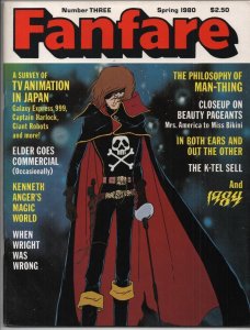 FANFARE #3, NM-, Japan Animation Captain Harlock, 1980, Man-Thing