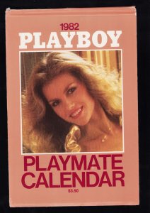 Playboy 1975 + 1982 Playmate Calendars w/ cover sleeve - 2 pc Lot FN