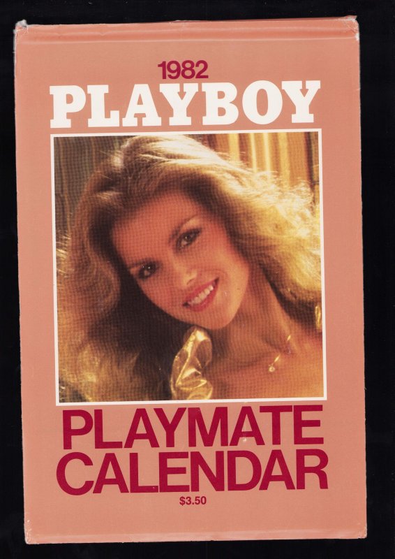 Playboy 1975 + 1982 Playmate Calendars w/ cover sleeve - 2 pc Lot FN