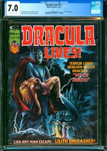 Dracula Lives! #11 Marvel Comics 1975 CGC 7.0