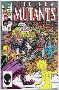 New Mutants (vol. 1, 1983) # 46 FN Claremont/Guice/Baker, Magneto