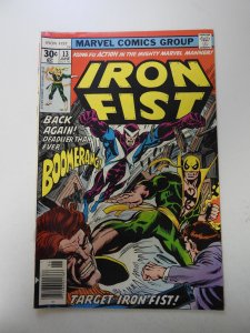 Iron Fist #13 (1977) VF- condition