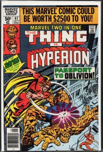 Marvel Two-in-One #67 (1980) Hyperion