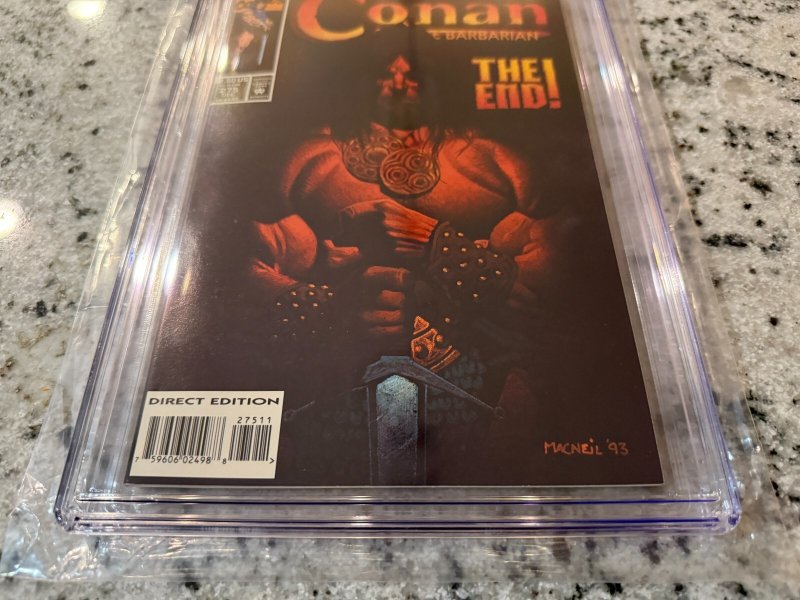 Conan The Barbarian # 275 CGC Graded 9.0 Marvel Comic Book 1993 Last Issue JH32