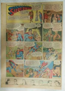 Superman Sunday Page #436 by Wayne Boring from 3/7/1948 Size ~11 x 15 inches