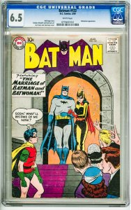 Batman #122 (1959) CGC 6.5! White Pages!