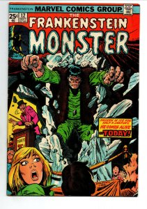 The Frankenstein Monster #9 - horror - 1974 - VG 