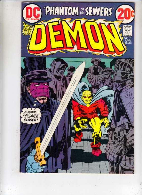 Demon, The #8 (Apr-73) VF High-Grade Jason Blood, Merlin